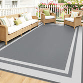 Mattitude alfombra exterior frontal, resistente y estilo moderno
