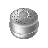Maxpower silenciador 334140 vista frontal mostrando ajuste para tubo, mejora de ruido
