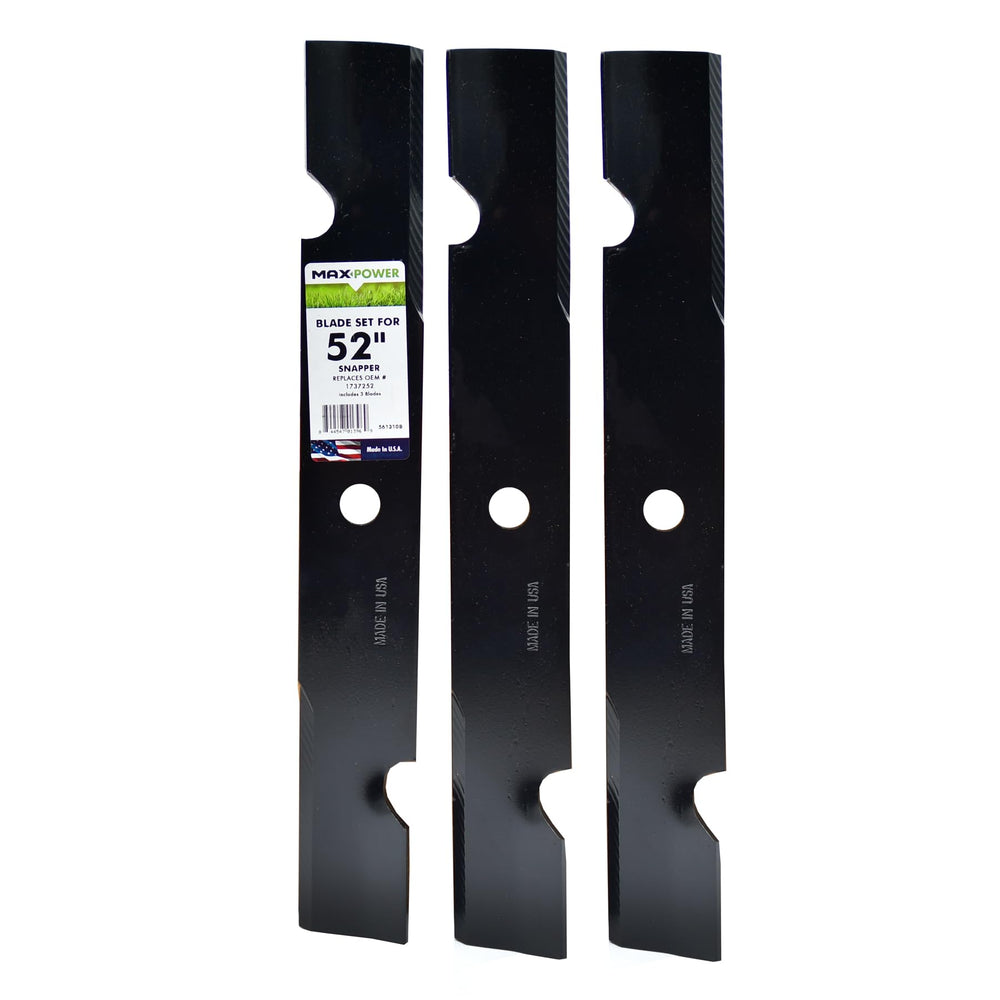 MaxPower vista frontal del empaque con tres cuchillas, calidad OEM