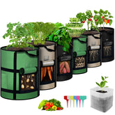MEKOLIFE vista frontal bolsa 10 galones mostrando forma y capacidad