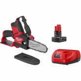 Milwaukee M12 Hatchet vista frontal mostrando diseño compacto y control