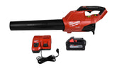 Milwaukee soplador frente del kit mostrando diseño compacto y fácil manejo