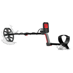 MINELAB bobina V10X Double-D en primer plano para mejor cobertura