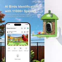 Minikey detalle del lente 2K mostrando la calidad de imagen para identificar aves