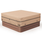 MIXC funda frontal cubriendo spa cuadrado protegiendo de lluvia