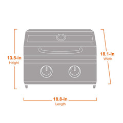 Monument Grills parrillas de acero inoxidable para marcas y calor uniforme