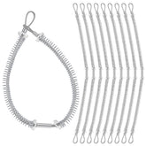 MorningRo vista frontal del pack de 10 cables, resistencia y ahorro