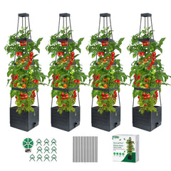 MQUPIN jardinera frontal mostrando forma y capacidad, ideal para terrazas