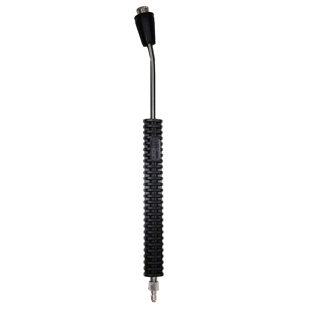 MTM Hydro vista frontal del kit de lanza 20" mostrando los componentes y beneficio de integridad