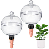 MUDEREK vista frontal del globo de riego 26 oz mostrando capacidad y forma