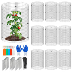 MUDEREK frontal del empaque mostrando paneles y accesorios, protege plantas fácilmente