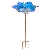 MUMTOP cuenco frontal azul mostrando forma de flor y atractivo visual