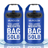 MUSCCCM bolsa frontal 50lb que estabiliza escalera de piscina