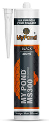 MyPond MS300 tubo frontal muestra adhesión fuerte y color negro