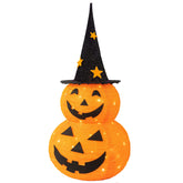 NEROSUN calabaza frontal iluminada mostrando diseño festivo