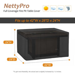 NettyPro primer plano muestra tejido 600D resistente, durabilidad contra desgarros