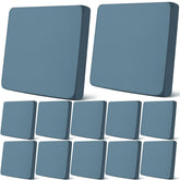 Newwiee vista frontal de funda gris azul mostrando ajuste elegante y protección