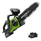 NovorikX vista frontal mostrando diseño compacto y control ergonómico