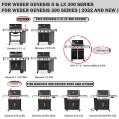 Oklagarden rejilla instalada en parrilla Weber Genesis II durante cocción, distribución uniforme del calor