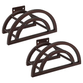 OLV soporte de manguera frontal mostrando capacidad y color bronce