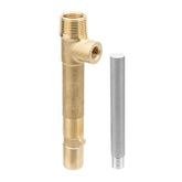 Orbit llave 51031 frontal mostrando forma y robustez para riego