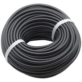 Orbit tubo empapador frontal mostrando longitud y conexión, riego eficiente