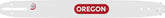 Oregon barra guía frontal 18 pulgadas mostrando forma delgada y reversible
