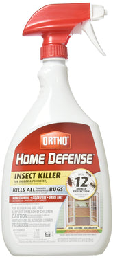 Ortho Home Defense MAX frente del envase mostrando 24 onzas y etiqueta clara, protección prolongada