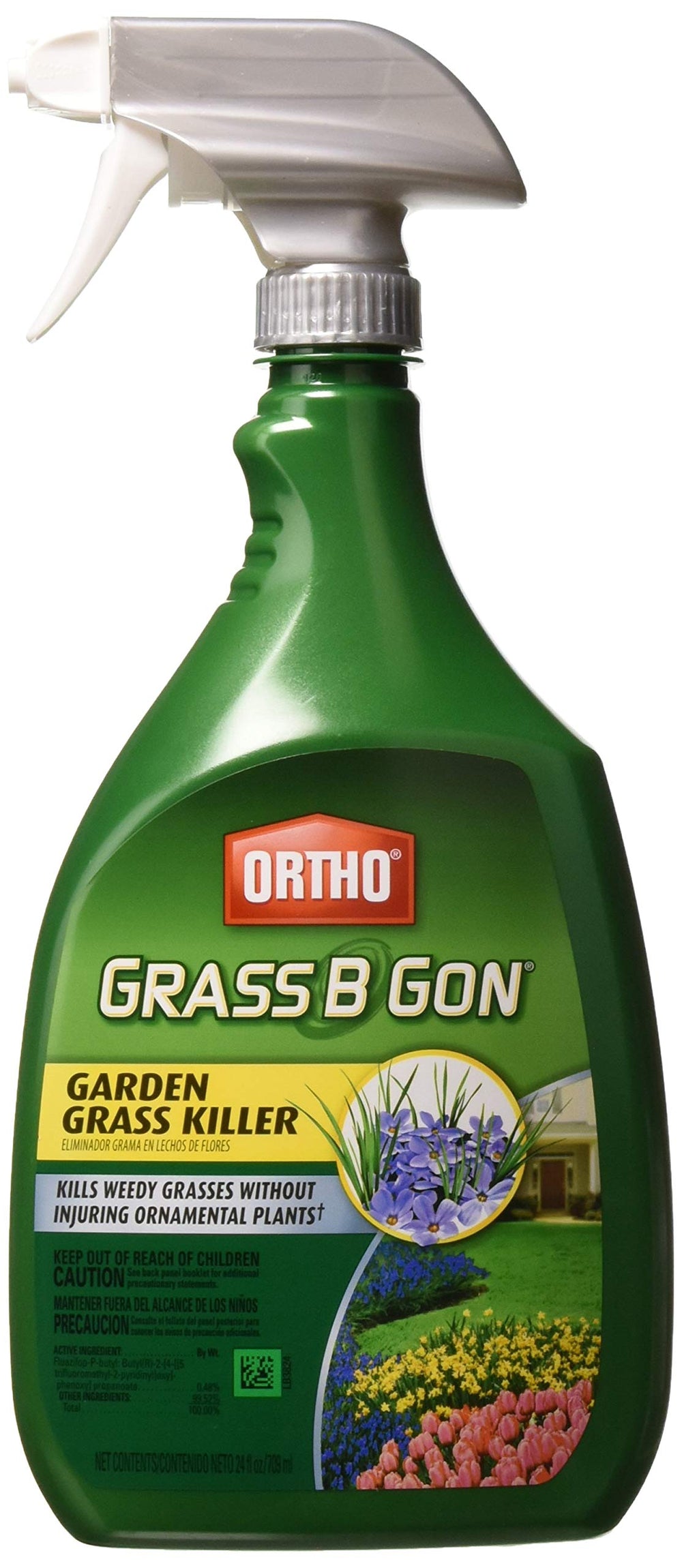 Ortho envase frontal 24 oz mostrando etiqueta y uso fácil