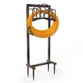 Ouinis soporte carrete frontal mostrando diseño robusto y ahorro de espacio