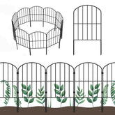 OUSHENG valla frontal instalada protegiendo parterres y mejorando estética