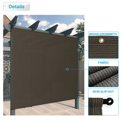 Patio Paradise detalle de ojal metálico, sujeción segura y duradera