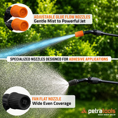 Petra LOCKSCAPE lanza de 16 pulgadas, alcance y postura ergonómica
