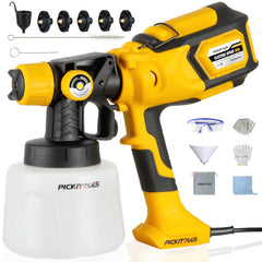 PICKITOLES pistola frontal mostrando diseño ergonómico y eficiencia