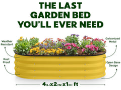 Plant & Plot cama elevada con verduras cultivadas demostrando rendimiento