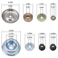 PLAXNS cuchilla 10" 3 dientes acero carbono lado, desbroce rudo eficiente
