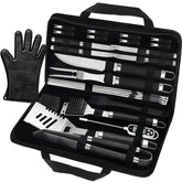 POLIGO set frontal con bolsa mostrando organización y facilidad de transporte
