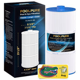POOLPURE filtro exterior frontal mostrando diseño y ajuste robusto