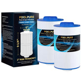 POOLPURE filtro frontal en empaque mostrando diseño y etiquetado, facilita identificación