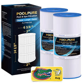 POOLPURE cartucho frontal mostrando empaque y forma, mejora la claridad