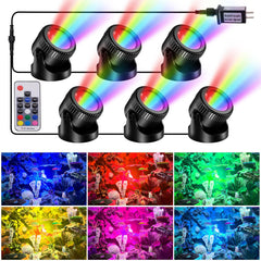 POPOSOAP foco frontal sumergible mostrando iluminación nítida y colores vibrantes