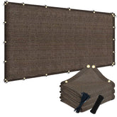POYEE vista frontal de la lona 6x10ft protegiendo del sol