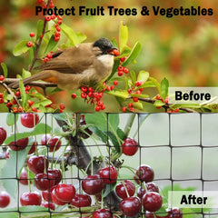 POYEE red cubriendo un árbol frutal protegiendo cosecha