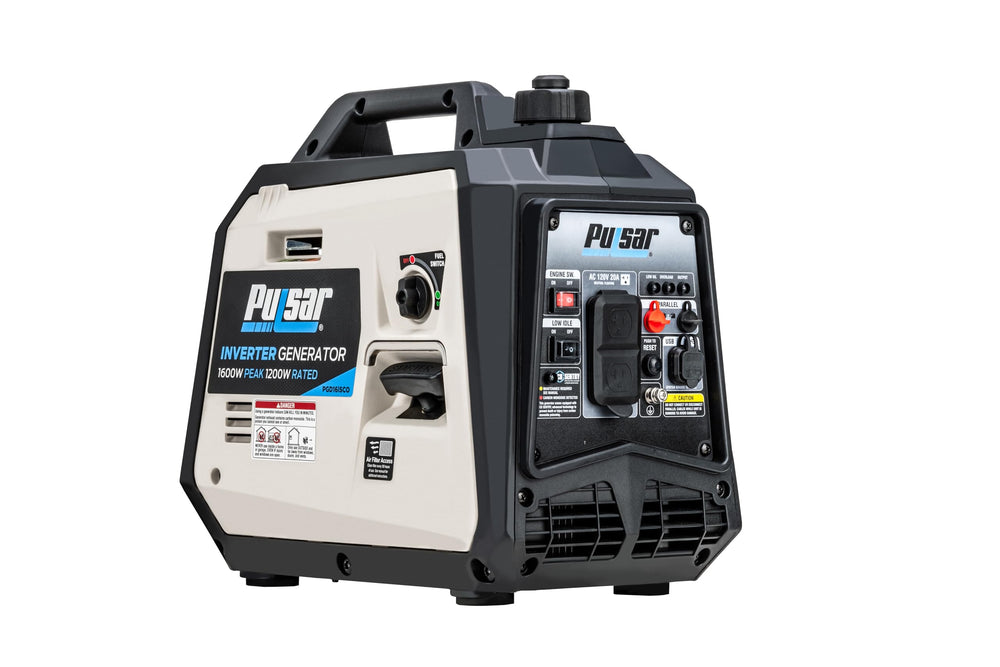 Pulsar PGD16iSCO panel frontal con tomas y controles, acceso rápido y seguro