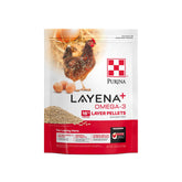 Purina Layena muestra frontal de la bolsa de 10 lb con información clara