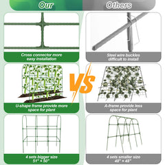 Qinzave malla texturizada primer plano que sostiene plantas