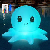 Qoolife pulpo flotante vista frontal para decoración de piscina
