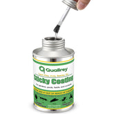 Qualirey envase frontal de 8 oz mostrando etiqueta y contenido, protección práctica