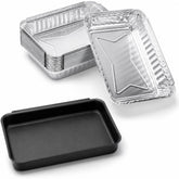 QuliMetal bandeja frontal ensamblada mostrando ajuste y protección contra grasa