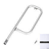 QuliMetal tubo quemador frontal con paquete, vista clara del producto y ajuste rápido